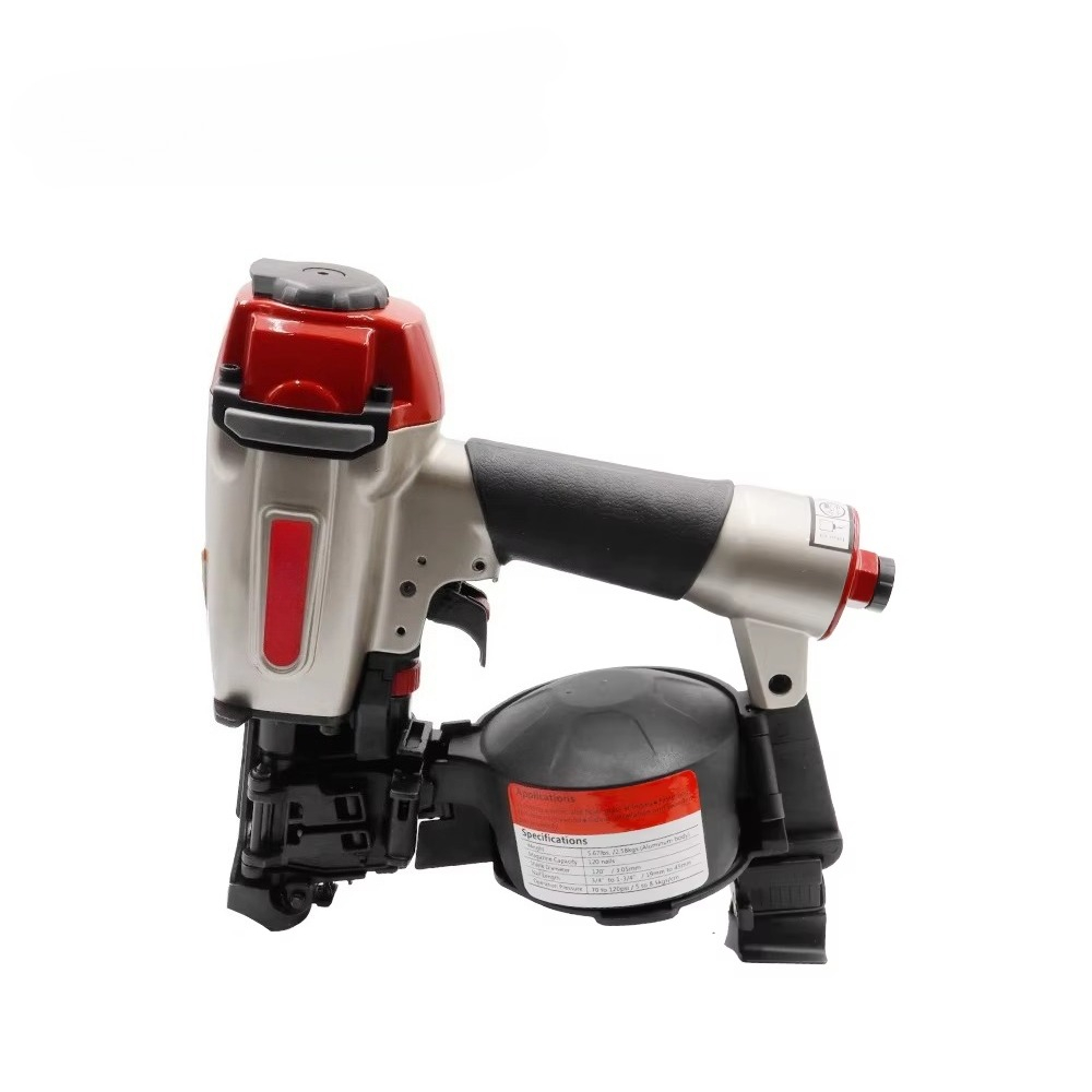 Coil Roofing Nailer Pneumatic 15 Degree - Industrial CRN45 Aluminum Cordless Pneumatic Coil