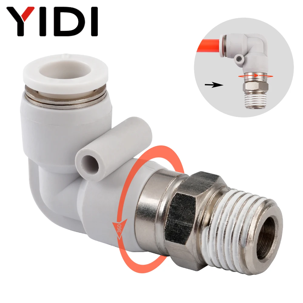 Swivel Air Hose Fitting Quick Connect 1/4 - 10/4/1pcs High Speed Rotation Air Hose
