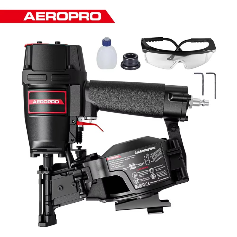 CN45N Professional Coil Roofin - đánh giá và giá Coil Roofing Nailer Pneumatic 15 Degree