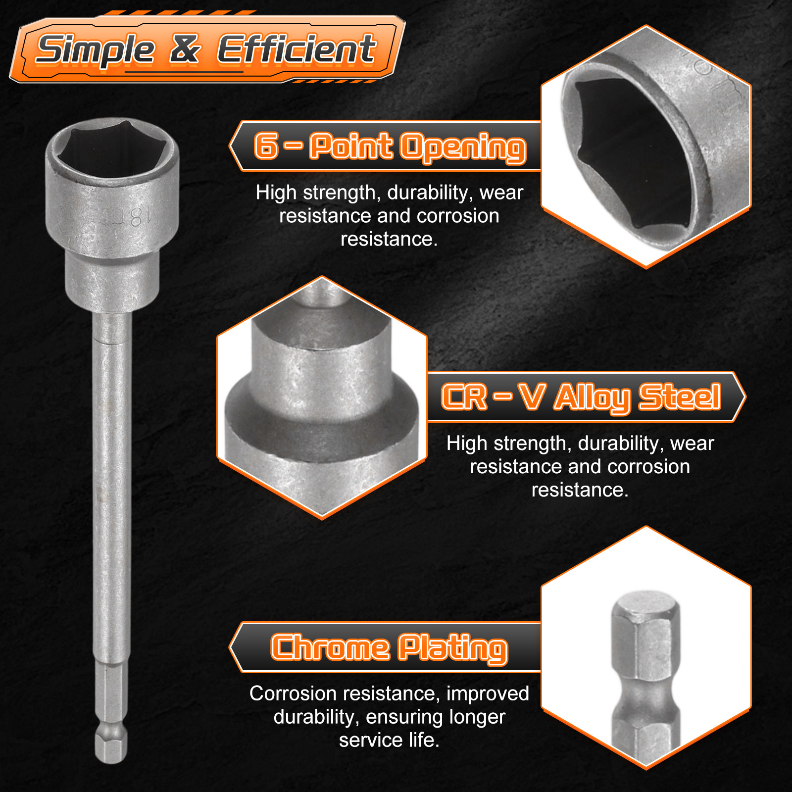 1pcs Nut Driver Drill Bit 5.5m - đánh giá và giá 18 Gauge Brad Nails Stainless Steel