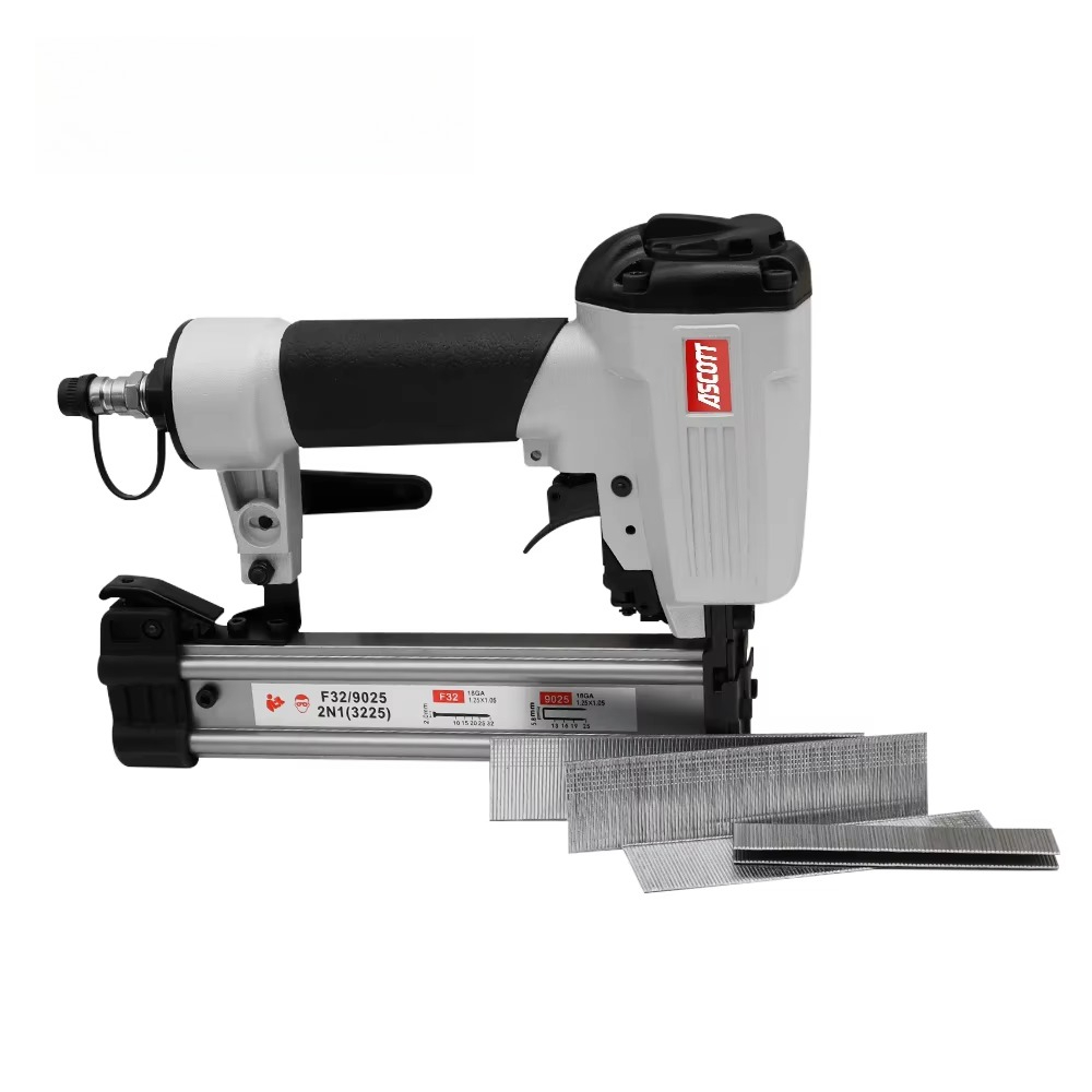 F3225 Pneumatic 2 in 1 Nailer  - đánh giá và giá Pneumatic Flooring Nailer Stapler 2 In 1